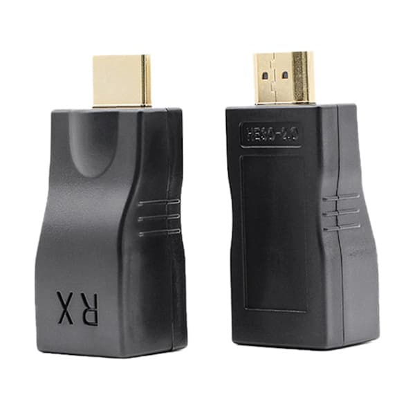 HDMI Extender HDMI til RJ45 over Cat 5e/6 Netværk LAN Ethernet Adapter 4k 1080p Ny