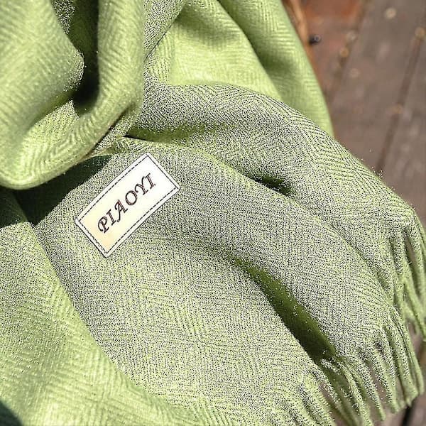 Sommersjal - Stort, langt, let hørstrandslør