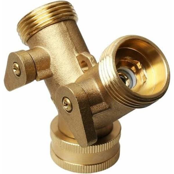 Dobbelt vaskemaskinehane, 2-vejs slangedispenser Y-form 3/4
