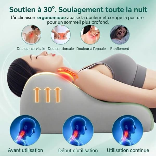 Memory Foam Wedge Pillow - Multifunctional Ergonomic Cushion for Back Support, Pregnancy and Reading - Green