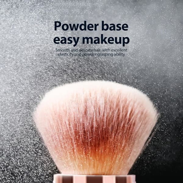 2-pak dobbeltsidede makeupbørster til konturering, blending og bronzing - vinklet foundationbørste og concealerbørste - for fejlfrie resultater