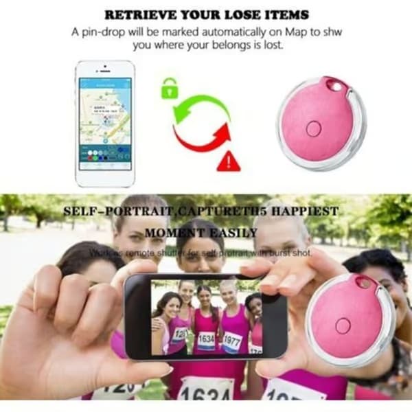 LUSKYKA® Bärbar GPS-tracker – 4-pack – Vattentät – Bluetooth – För bagage, barn, husdjur