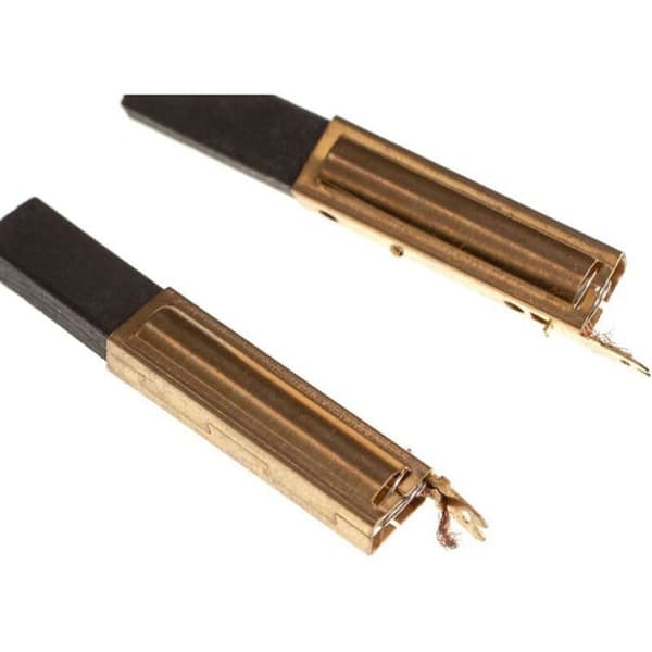 2x Kulbørster til elmotor 6,3 x 11 x 28 mm kompatible med Kärcher Duo støvsuger
