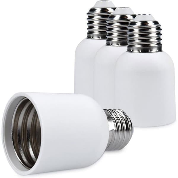 4x Sokkeladapter - E27 til E40 Sokkelomformer, E40 Lampeholderadapter for Halogen LED-pærer