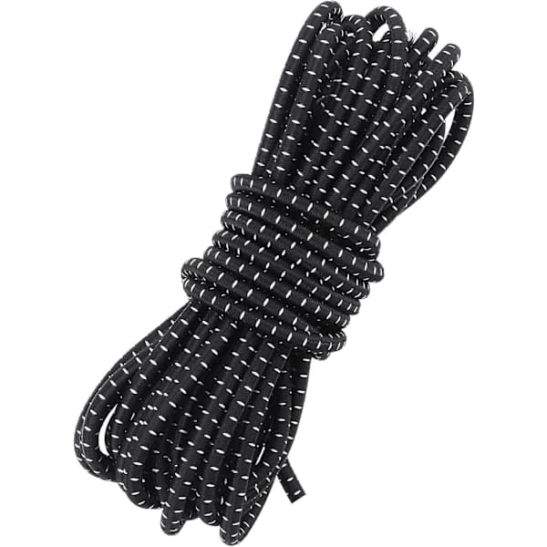 Fantasyon 4 mm sort elastiksnor 10 meter 4 mm elastiksnor Bungee Cord rund strækbar snor Bungee Rope multifunktionel 4mm 5Meter