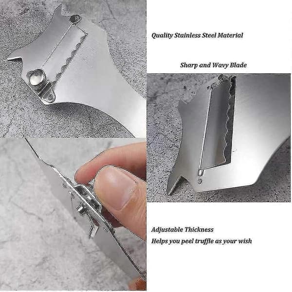 Tryffelskärare. Skär även ost, vitlök och grönsaker, stil 4 style 4