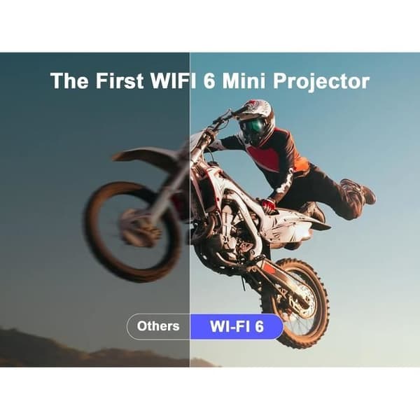 Mini Projektor - Magcubic - HY300 - 4K - WiFi 6 - Bluetooth 5.0 - 130 Tommer