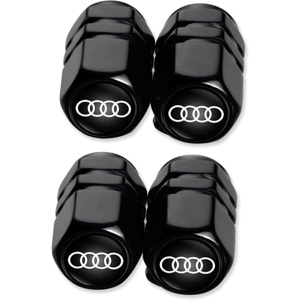 Bildækventilhætter, støvhætte til Audi A1 A3 RS3 A4 A5 A6 A7 RS7 A8 Q3 Q5 Q-FA-