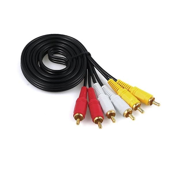 1 sett USB2.0 VHS til DVD-konverterer lyd-videofangstenhetsett RCA-kabel for Windows10