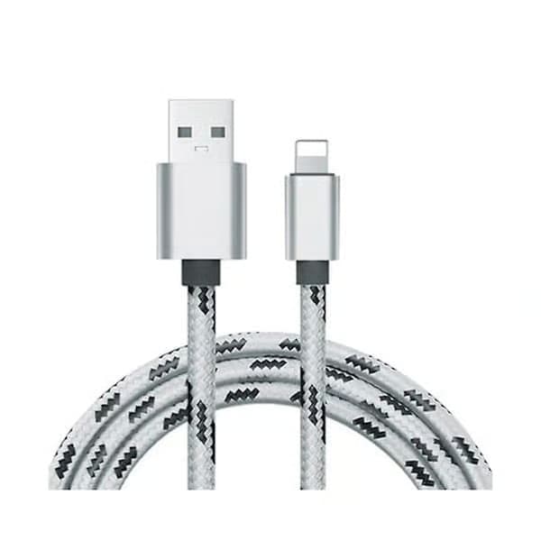 5-pack 2m flätade Lightning-kablar - Snabbladdnings- och datasynkroniseringskabel för iPhone 11 13 14, hållbar USB-laddare