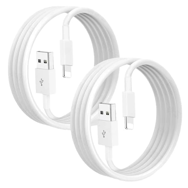 iPhone Opladerkabel 2-pak 1M Opladerledning Højhastigheds Data Sync USB-kabel til iPhone 14 13 12 11 Pro Max XR XS Mini 8 7 Plus