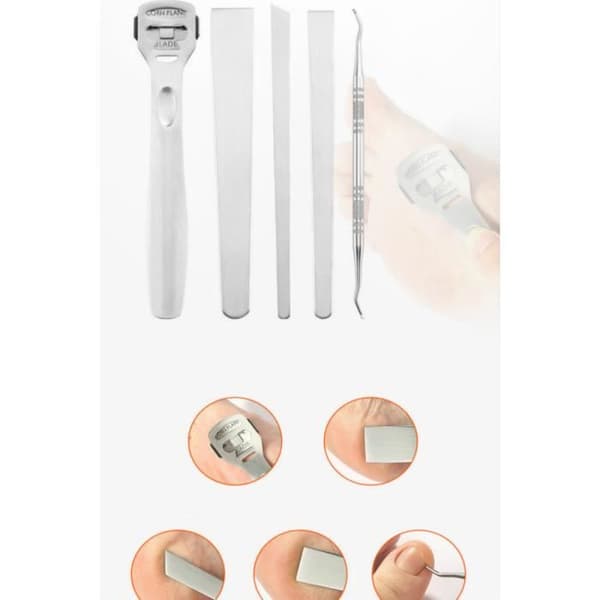 Professionelt Pedicure Værktøjssæt, 9-dele Pedicure Knivsæt i Rustfrit Stål