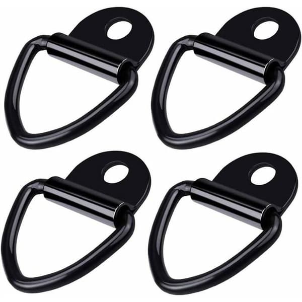 4-paknings festekroker, D-ringer, V-ringer, trekkringfester, rustfritt stål