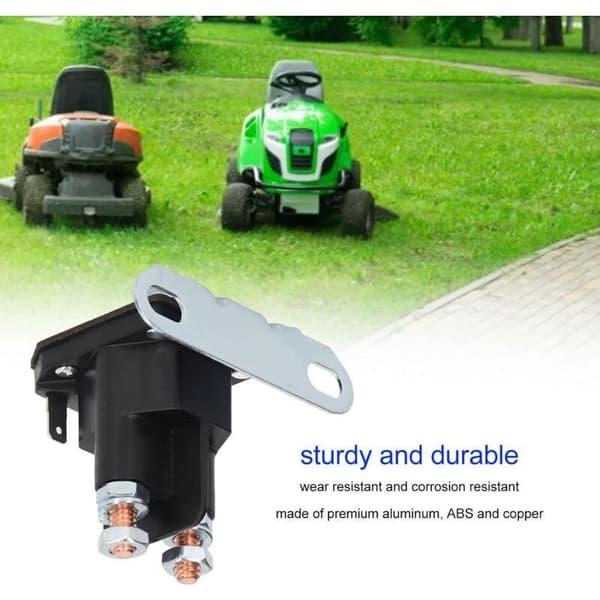 1 startrelæ-solenoid, tilbehør til havetraktor, kobber og forstærket nylon til MTD 725 04439B