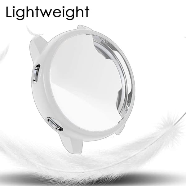 2 stk kompatibel med Galaxy Watch Active2 deksel 40mm, TPU Bumper Full Dekning Skjermbeskytter