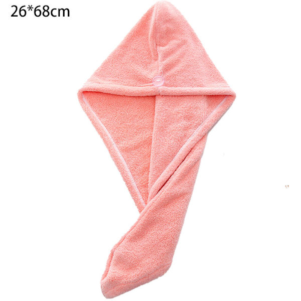 3-pack Mikrofiber Hår Scarfs Wrap Absorberande Twist Bandana Kvinnors Snabbtorkande Hårhattar För Hårtorkning Rosa + Brun + Blå