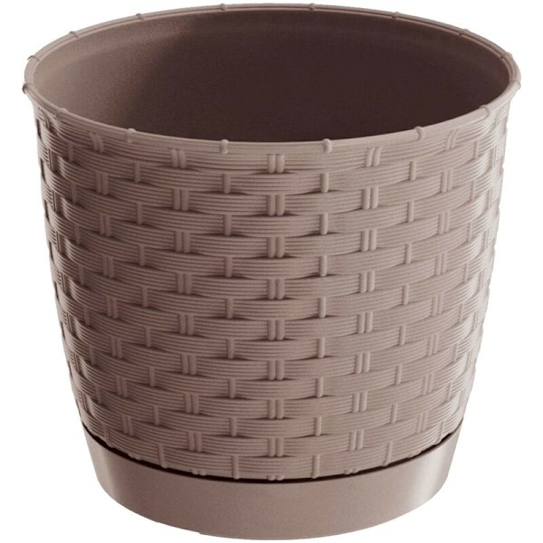 1,2L RATOLLA Rund Blomkruka 145x145x127 mm, Mocca