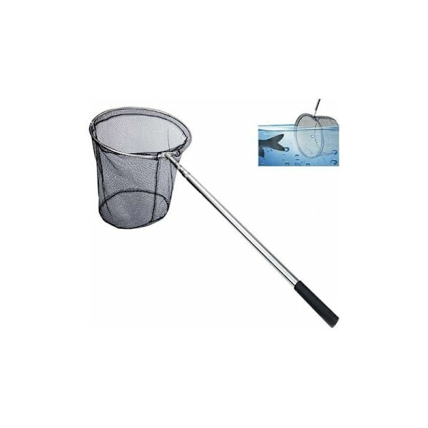 Fiskenät, 180cm Lång Handtag Teleskopiskt Fiskenät, Karpfångstnät, Öringfångstnät