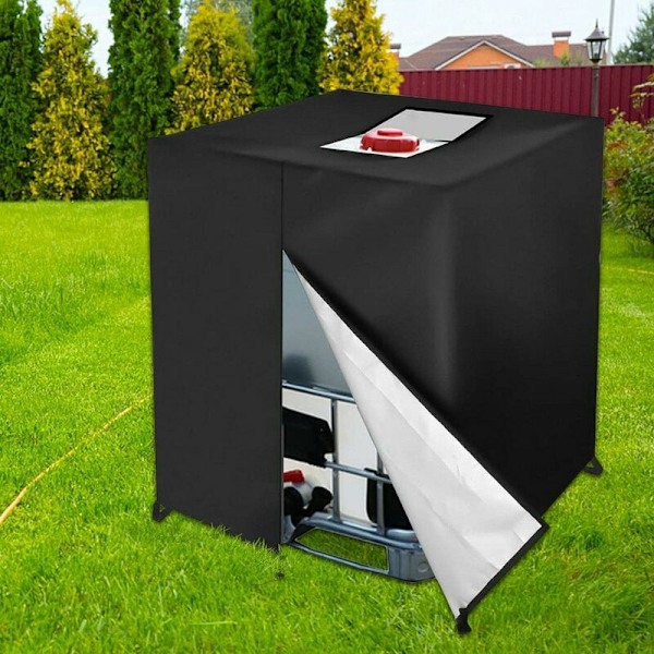 Vattentanklock, IBC-lock 300l Tanklock, 300 Liter Tanktillbehör - Vattentankskydd - IBC-lock UV-skyddande film med perforering