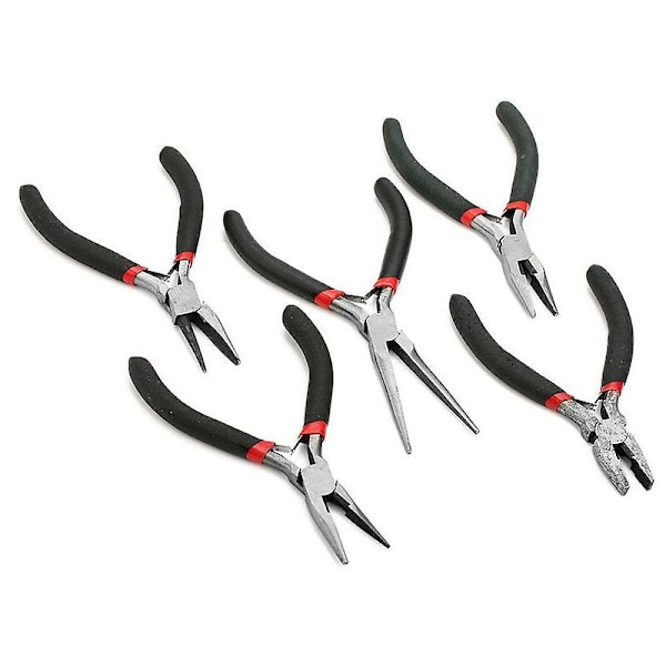 Mini rundnästång för smyckestillverkning, verktyg, utrustning, metall, 13 cm långa nåltänger för gör-det-själv-smyckestillverkning, handgjorda hantverkstillbehör 1
