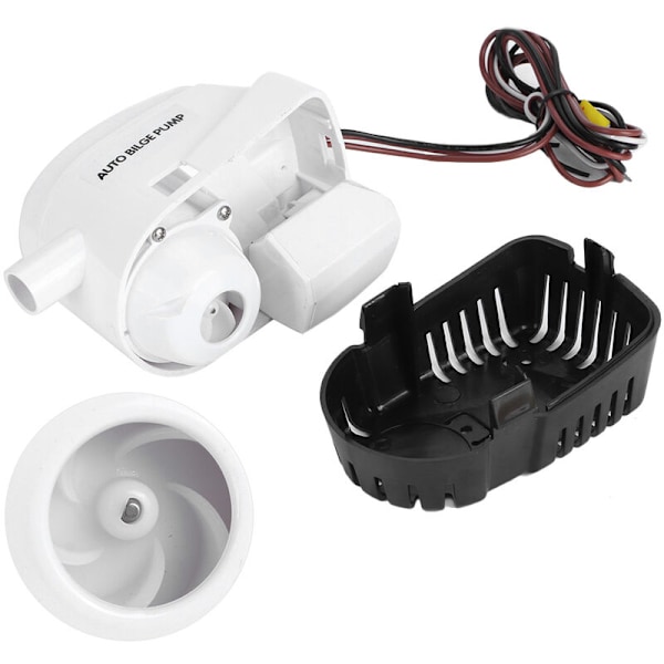 12V 600GPH Automatisk Lanserings Pump för Yacht med Korrosionsskydd och Tändskydd