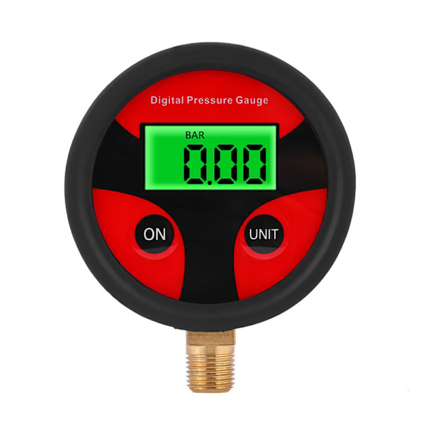Däcktrycksmätare, Digital Däcktrycksmätare 0-200PSI, LCD Däcktrycksmätare 0-200PSI för Bil Lastbil Motorcykel