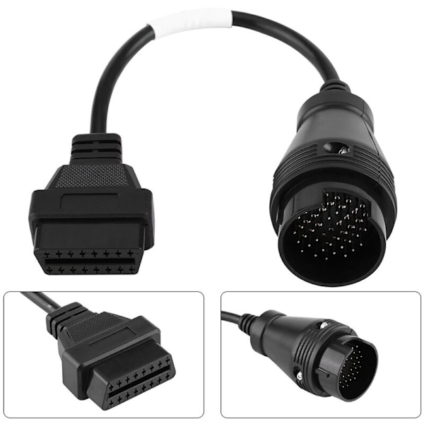 38-stifts till 16-stifts OBD2-adapterkabel för diagnostik av Iveco-lastbilar