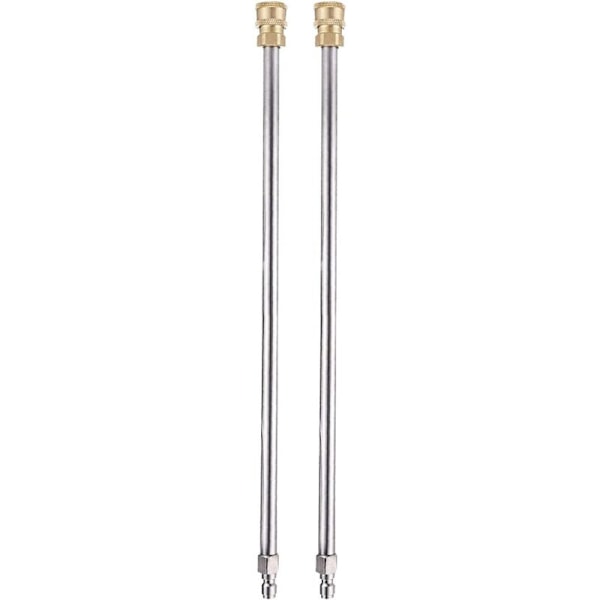 2-pack Trycksättningsmunstycke Förlängningsstav, 12 tum med 1/4 Snabbkopplingspistol för Trycksättningsapparat, Tvättare