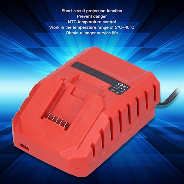 Batteriladdare Ersättningsverktyg Kompatibel med Hilti, 12V C4/12‑50 100‑240V Batteriladdare (Europeisk Reglering)