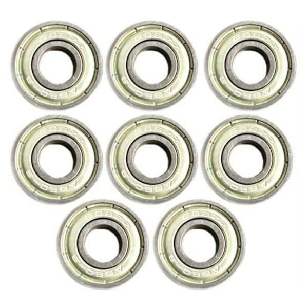 8-pack 608ZZ (ABEC11) Rostfria Tätande Rulllager