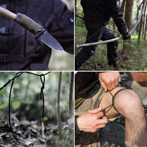 5-i-1 Sport Paracord Armband - Överlevnad Casual Armband med Flera Nödvändiga Verktyg Kompass, Eldstål, Vildjakt och Fiskevissla 1