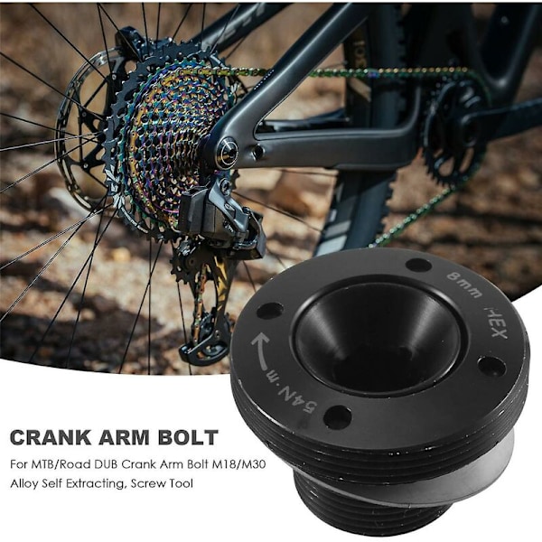 För Sram /road Dub Vevarmsbult /m30 Aluminium Självutdragande, Skruvverktyg