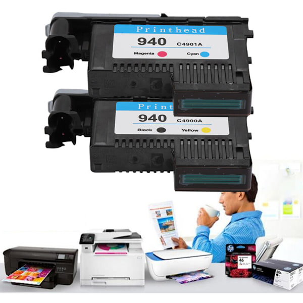Högkvalitativt skrivhuvud för HP 940 C4900A C4901A för 8000 8500-serien (CMYK)
