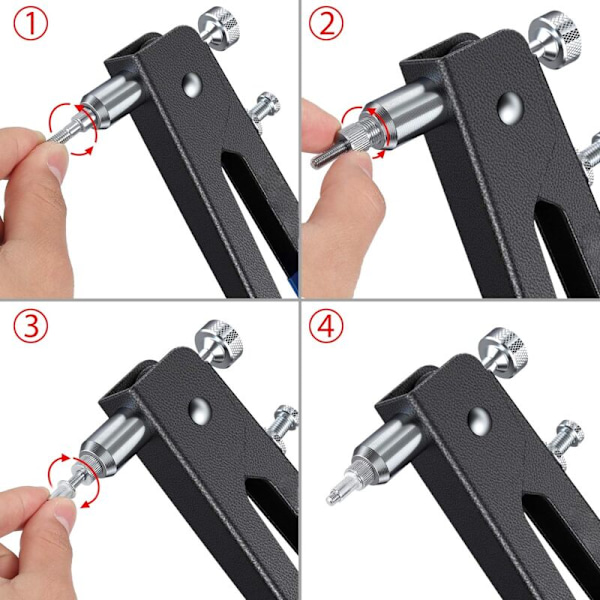 86-dels Nitmutter-kit med 5 stift M3 M4 M5 M6 M8 Nitmutter-kit Nitmutter-kit Nitmutter-verktyg Trådade insatser