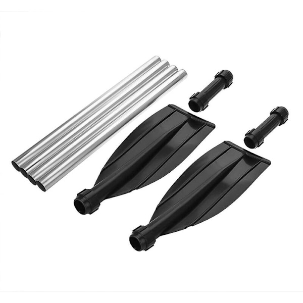 2-pack Teleskopiska Paddelblad Justerbara Aluminiumlegeringskajaker Paddelåror Fisketillbehör för Båtar och Segling