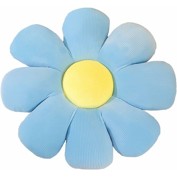 Blomformad Kudde Golvkudde Kudde Kontorskudde Sittkudde Tatami Bilkudde - 60 cm Blå