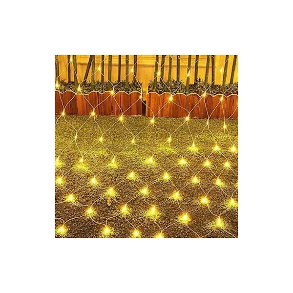 LED-nätsträngljus 3mx2m 200 LED Anslutbar Mesh Fairy String Lights 8 lägen Julnätljus för inomhus utomhus trädgård bröllop jul