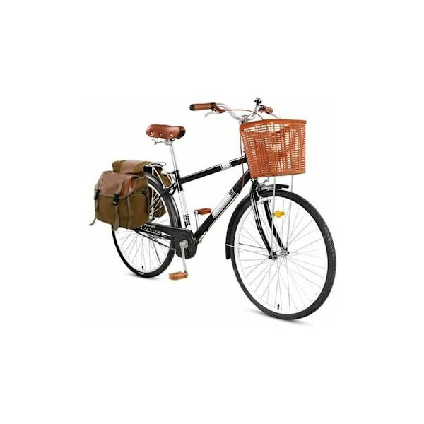 Retro Cykelväska Bagagehållare Dubbel Bakre Säte Väska för Cykel Motorcykel