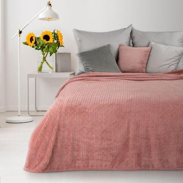 TÄCKE D91 CINDY4 150X200 CM ROSA