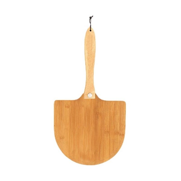 Träpizza Spatel - Pizzaskoppa med Vikbart Trähandtag, Perfekt som Pizzabräda och Brödbädd - 30x30 cm