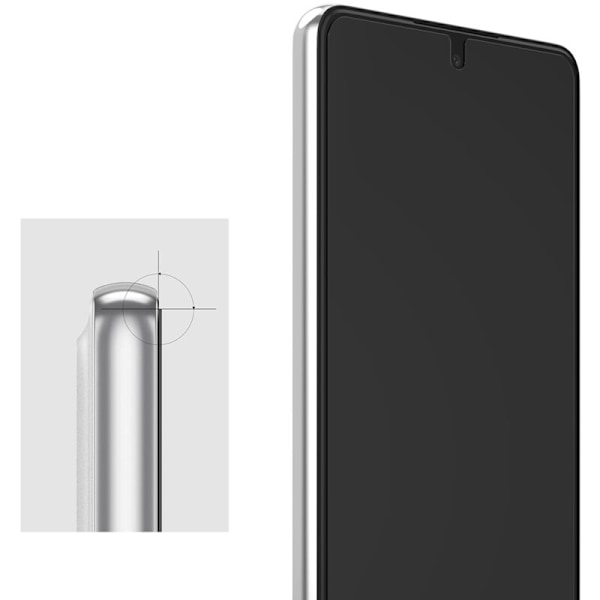 Härdat Glas för Galaxy A73 5G Osynlig Defender ID Glas 2.5D 0.33 mm