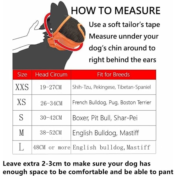 Kort SChristmast Hundnossele - Justerbar Andningsbar Mesh Bulldog Nossele för Biting Tuggande Barkande Hund Mask - XS - Grå