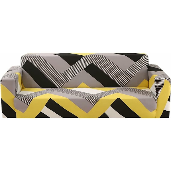 Stretch Soffaöverdrag, Universal Soffaöverdrag Dekorativt Skydd 2-sits 145-185cm