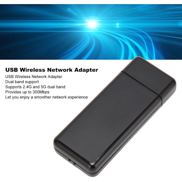 TX N700 RT3572 USB WiFi-adapter 300 Mbps 2,4G 5G Dubbelbands Trådlös Nätverksadapter för Windows 7 8 10 11 Samsung TV