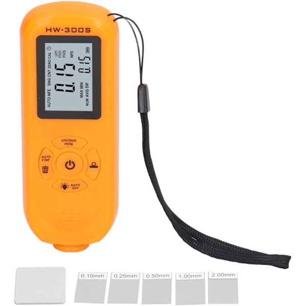 Lackmättningsmätare, Vertikal Skärm, Hög Noggrannhet, för Köpare av Begagnade Bilar, Orange
