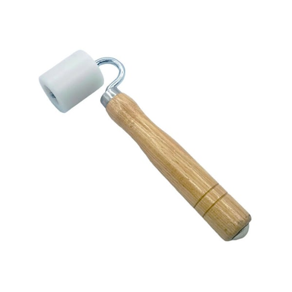 Handtryckt Pappersvals Tryckvals Platt Sömnadsvals Tryckvals Handverktyg, Naturligt Trä