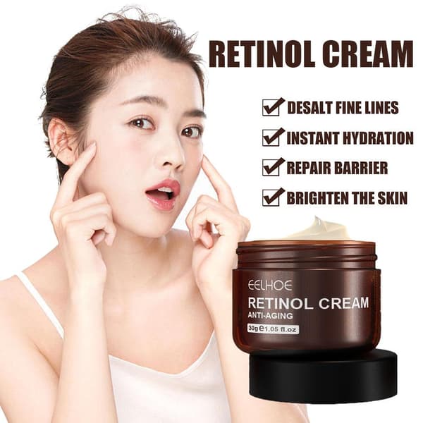 30G Retinol Rynkefjerner Ansiktskrem Anti-aldring Oppstrammende Løftende Hudfuktighetskrem Kosmetikk F2F4