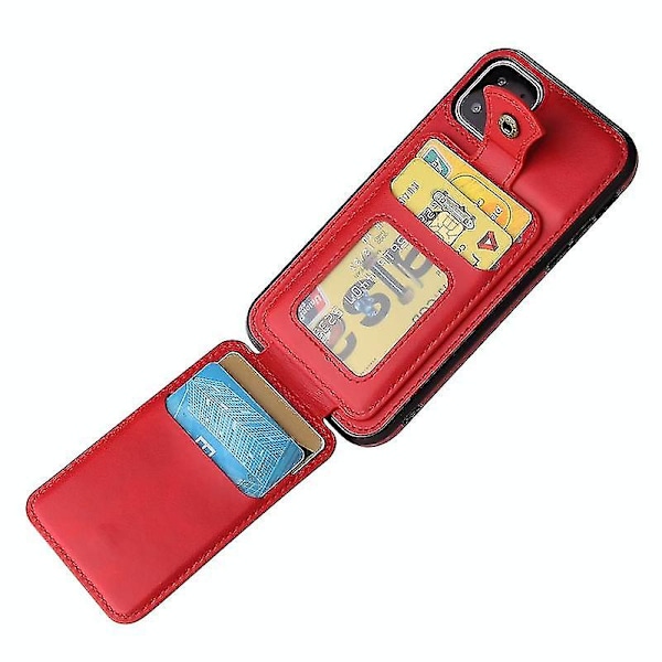 Mjukt Läder Plånboksfodral för Iphone 12 Mini
