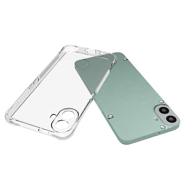 For Nothing CMF Phone 1 TPU-puhelin suojakotelo, liukumaton läpinäkyvä matkapuhelimen kuori