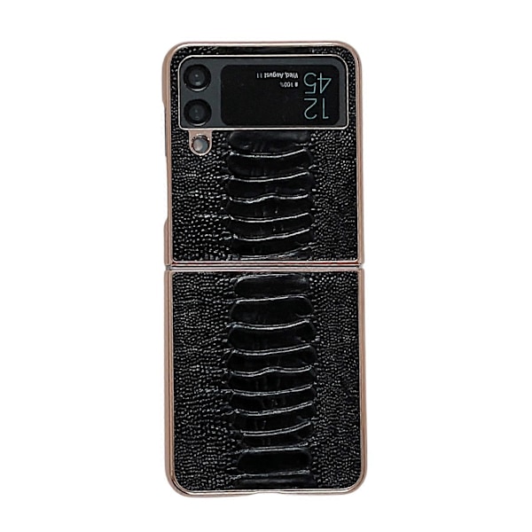 Læder Weilai Series Nano Elektropletteret Telefoncover til Samsung Galaxy Z Flip4 5G